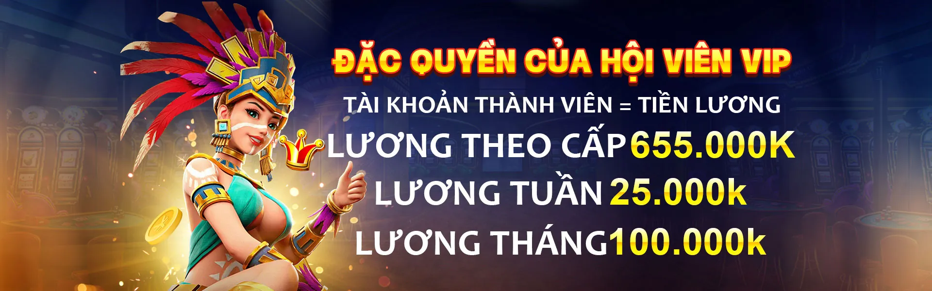 Chương trình VIP độc quyền của 9bet win, thể hiện sự sang trọng và đặc quyền